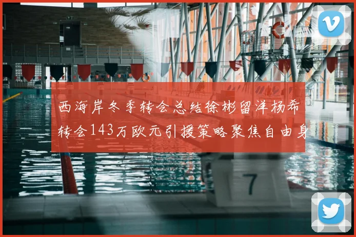 西海岸冬季转会总结徐彬留洋杨希转会143万欧元引援策略聚焦自由身球员