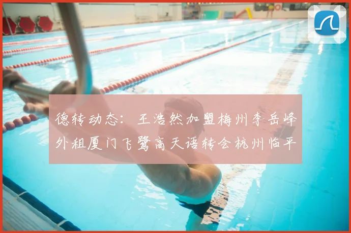 德转动态：王浩然加盟梅州李岳峰外租厦门飞鹭高天语转会杭州临平吴越