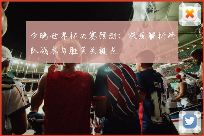 今晚世界杯决赛预测:深度解析两队战术与胜负关键点
